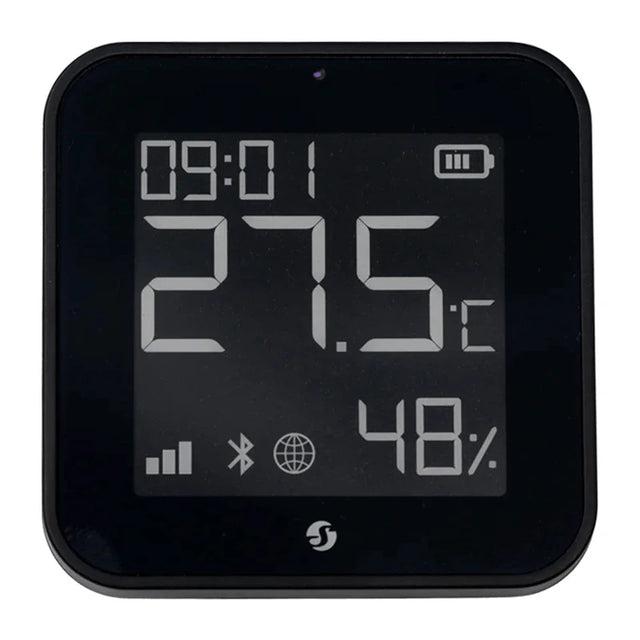 Smart senzor teploty a vlhkosti SHELLY ZB Black ZigBee