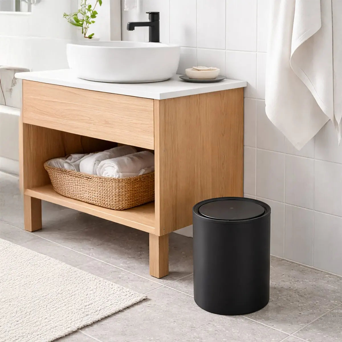 Koš odpadkový ORION 6l Black