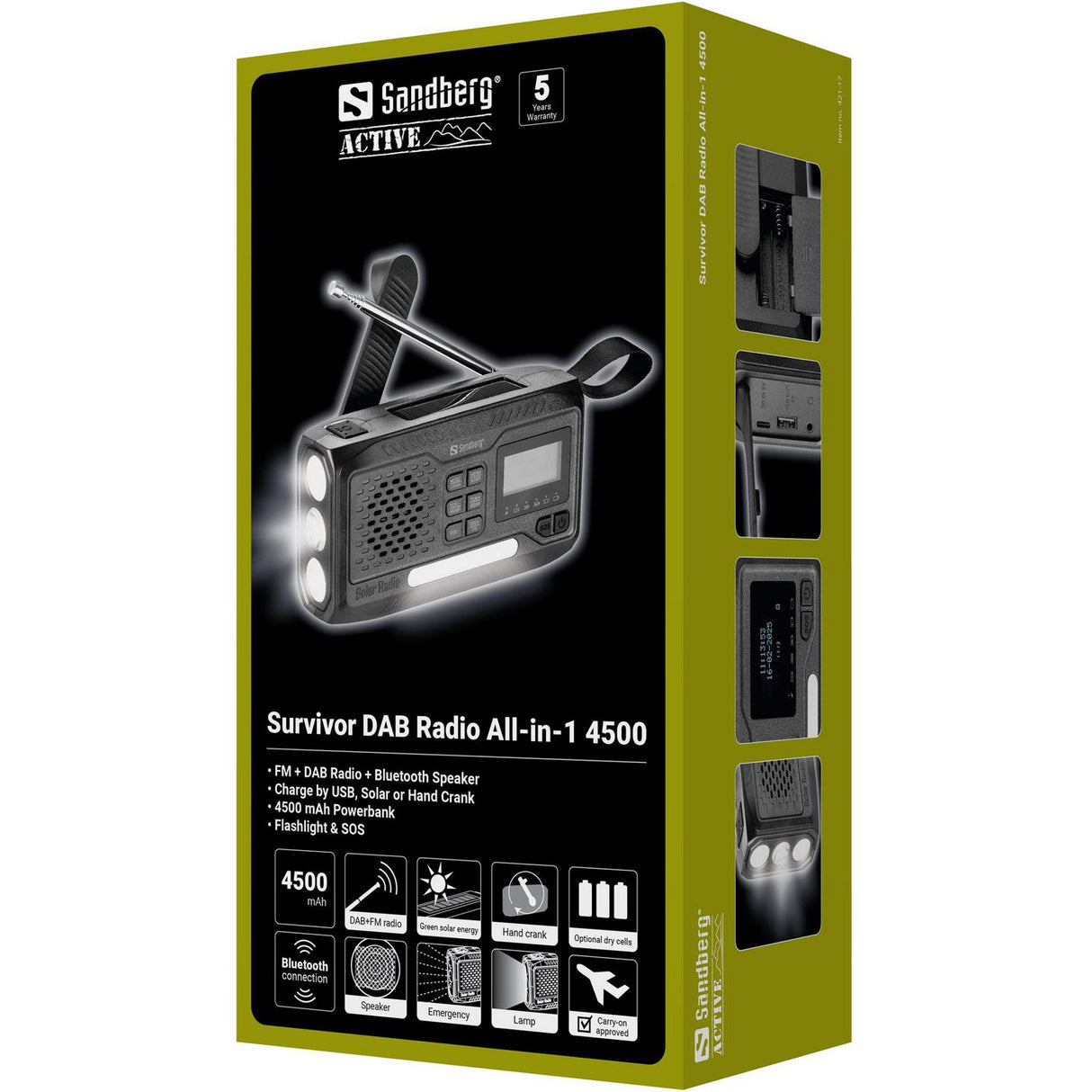 Radio SANDBERG Survivor  All-in-1 4500 DAB