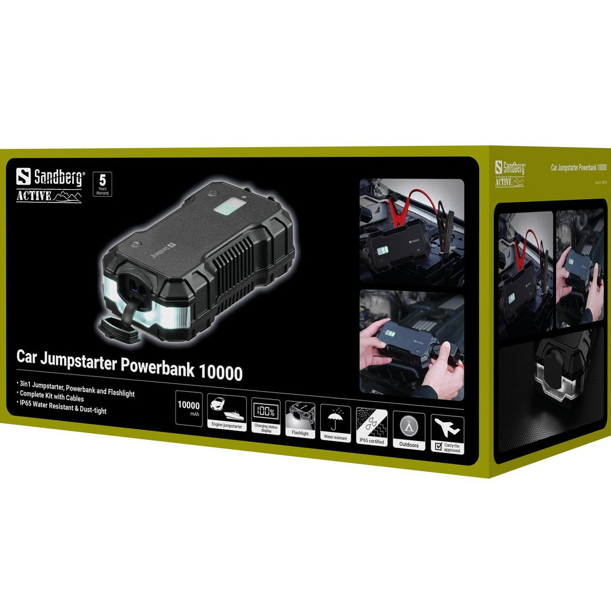 Jumpstarter SANDBERG Powerbank 10000