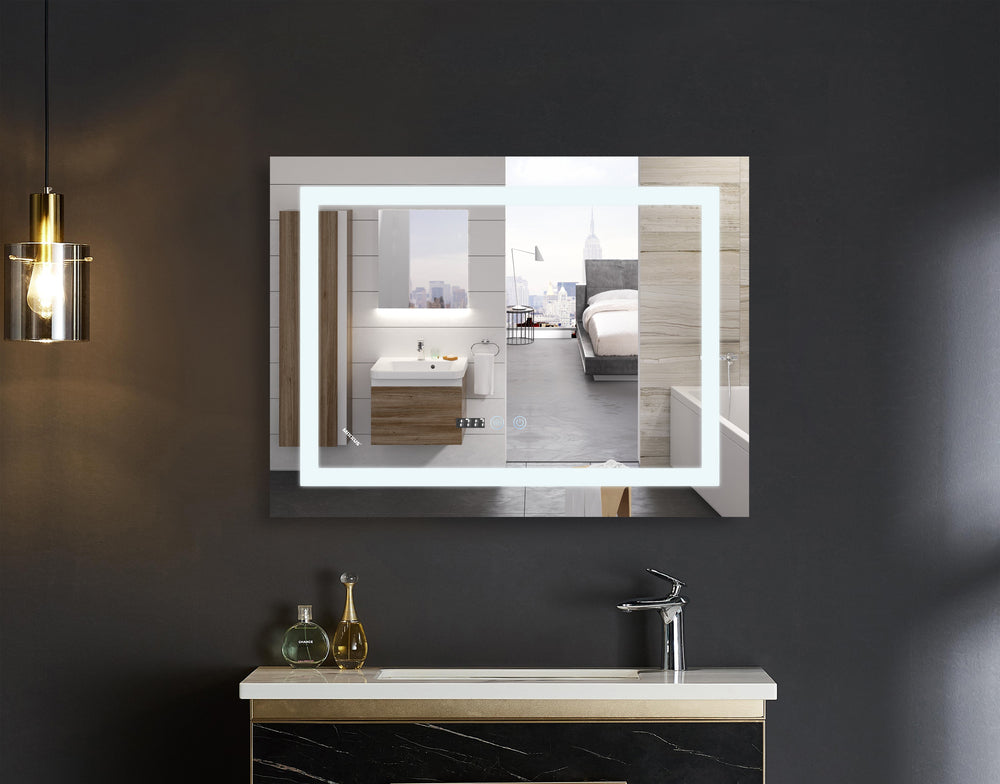 Zrcadlo koupelnové MIXXUS MR02-100×80 Warm
