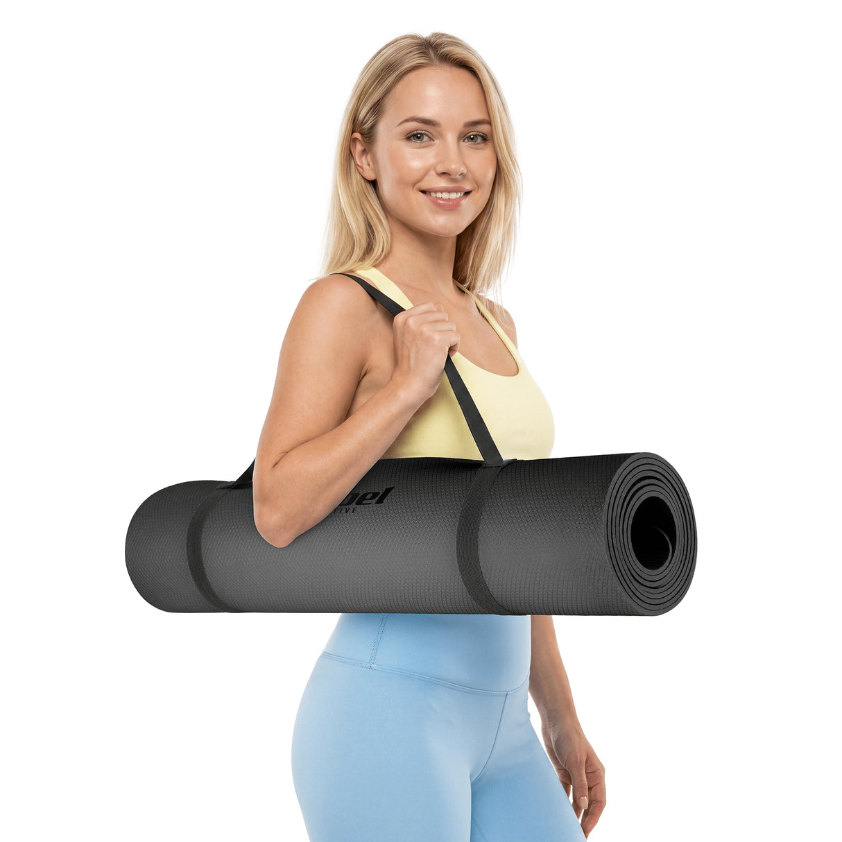 Podložka na jógu REBEL RBA-3157-BK 4mm