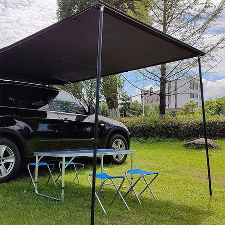 Markýza na auto boční černá 2x3m