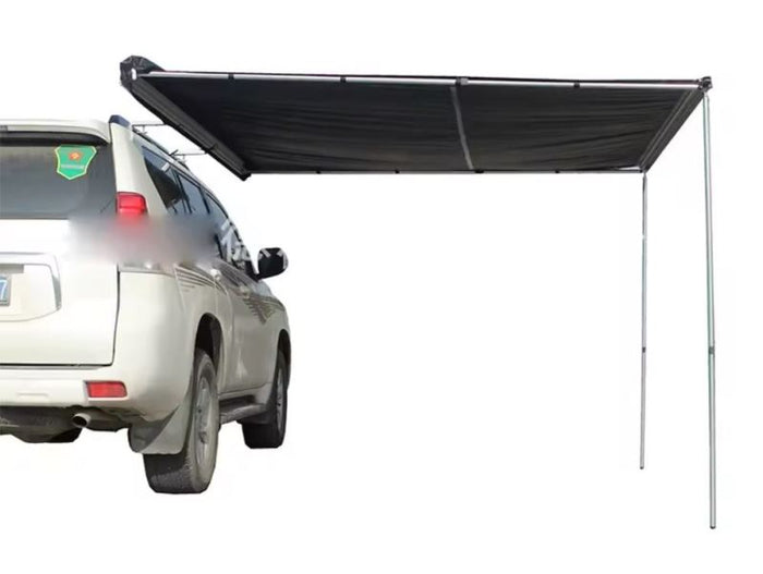 Markýza na auto boční černá/písková 2x3m