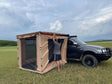 Zástěny pro markýzu na auto boční pískové 2x3m