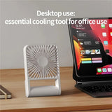 Mini přenosný ventilátor HOCO HX123 bílý