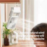 Mini přenosný ventilátor HOCO HX123 bílý