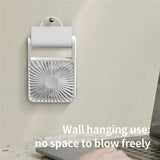 Mini přenosný ventilátor HOCO HX123 bílý