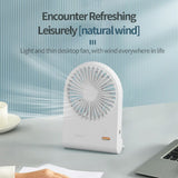 Mini přenosný ventilátor HOCO HX125 bílý