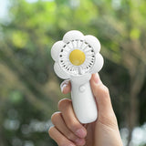 Mini ruční ventilátor LLD-F83F bílý