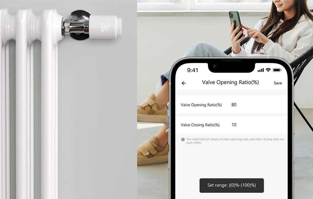 Smart termostatická hlavice SONOFF TRVZB Zigbee sada 2ks