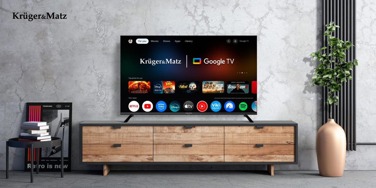 Smart televizor KRUGER & MATZ KM0243FHD-G2 43" Google TV