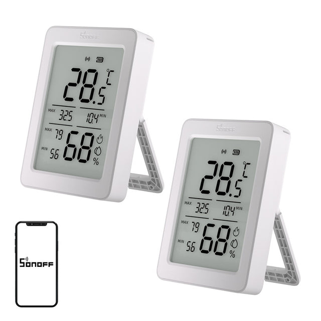 Smart senzor teploty a vlhkosti SONOFF SNZB-02DR2 ZigBee 2ks