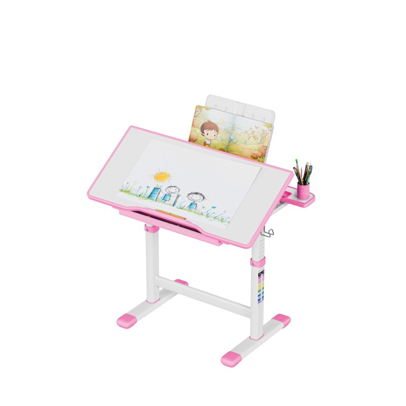 Ergonomický stůl MARK ADLER Study 3.0 Pink 66 cm