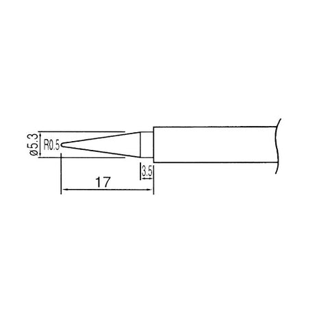 Hrot N1-16 pr.1.0mm  (ZD-929C,ZD-931)