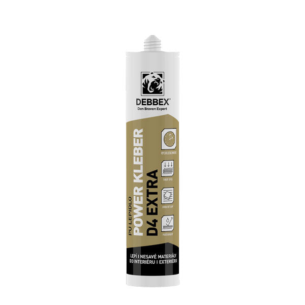 Lepidlo DEBBEX POWER KLEBER D4 EXTRA 300ml