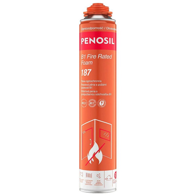 Pěna protipožární B1 PENOSIL 187 červená 750ml