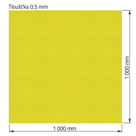 Epoxidová izolační deska 0,5 x 1000 x 1000 mm pro bateriové sady