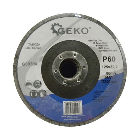 Kotouč na kov lamelový 125mm P60 GEKO G00304
