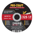 Kotouč řezný PROCRAFT 125x1.0mm