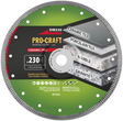Kotouč řezný diamantový 230mm PROCRAFT DM230 Ceramic PRO