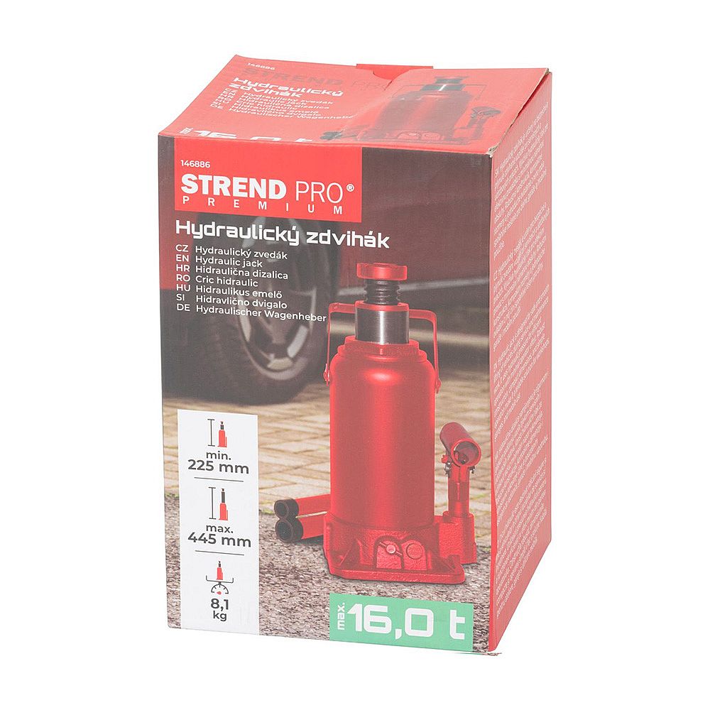 Zvedák hydraulický 16t STREND PRO 146886