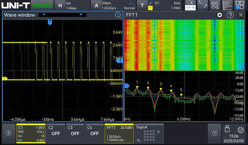 Osciloskop UNI-T MSO1154HD