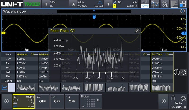 Osciloskop UNI-T MSO1254HD