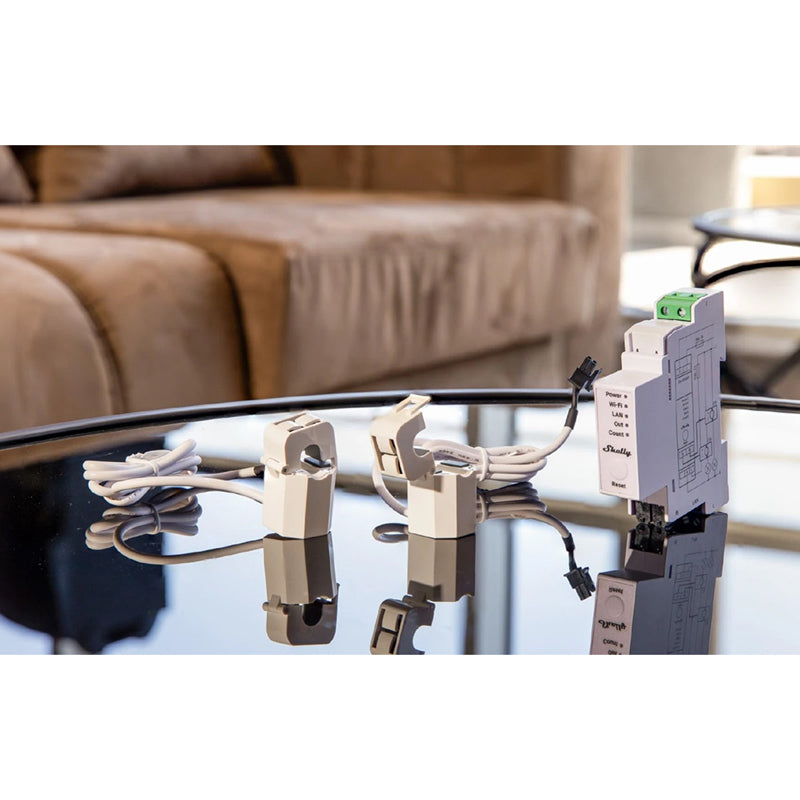 Elektroměr 1F na DIN lištu SHELLY PRO EM-50 Wi-Fi