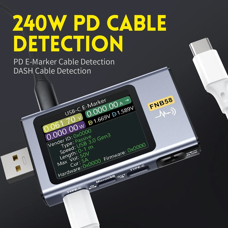 USB tester FNIRSI FNB58