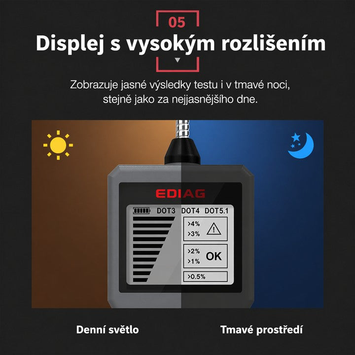 Tester brzdové kapaliny EDIAG BF200