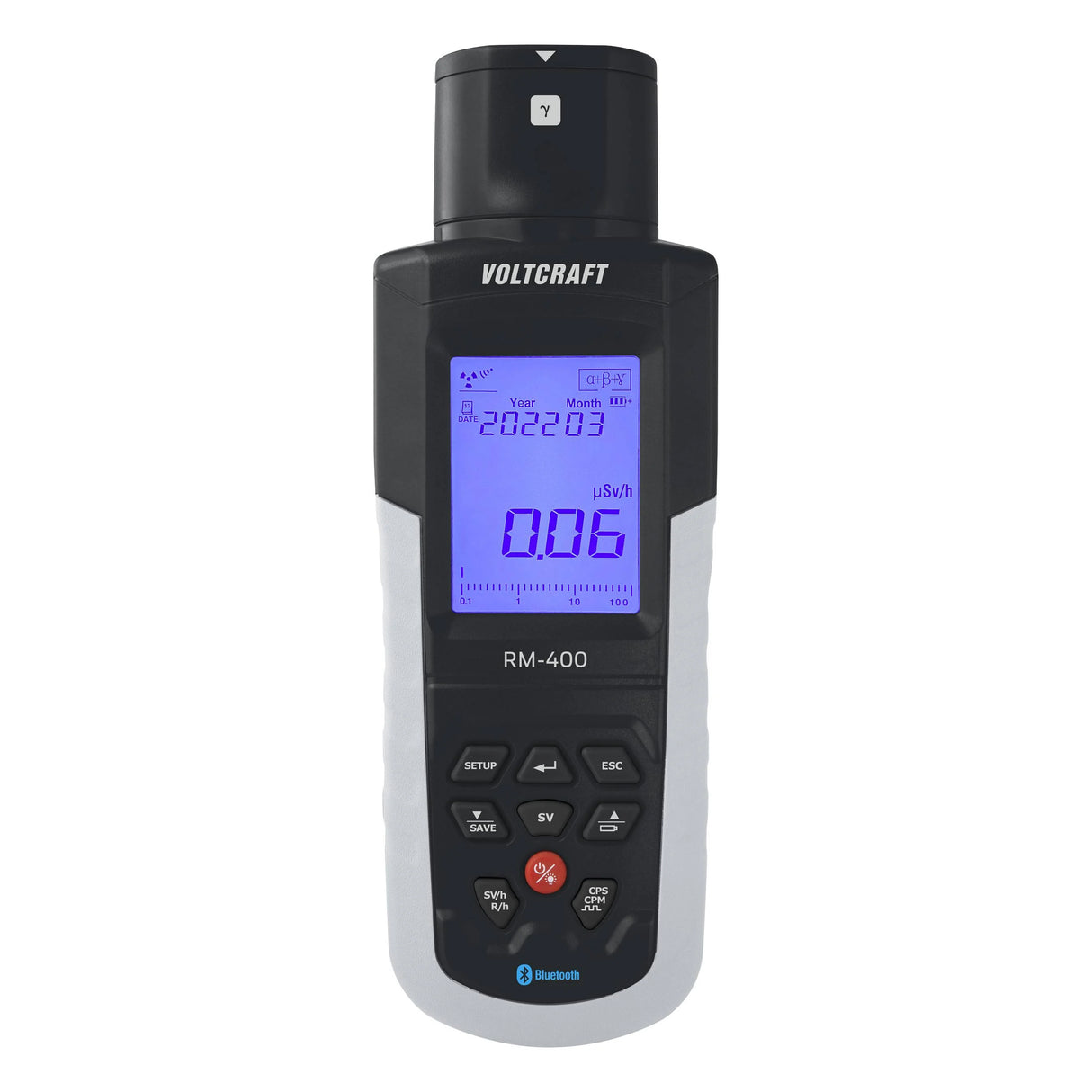 Geigerův čítač pro kontrolu radioaktivity VOLTCRAFT RM-400