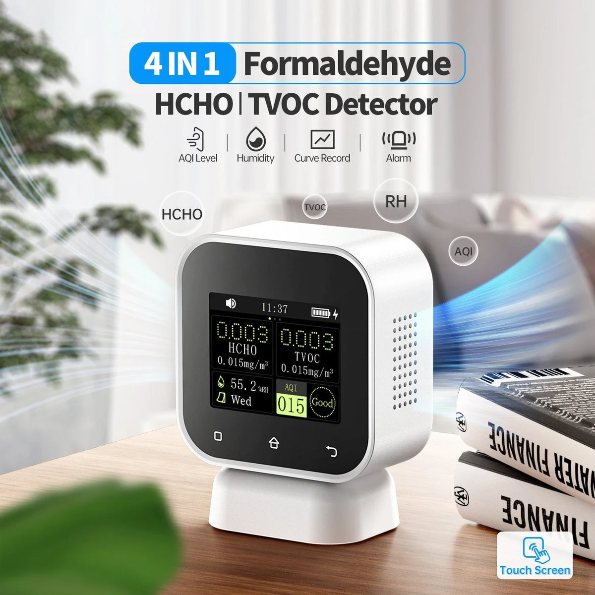 Měřič kvality ovzduší FNIRSI SFD-02