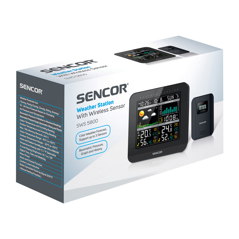 Meteostanice SENCOR SWS 5800