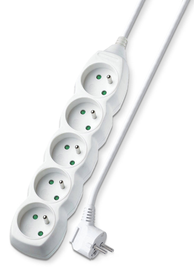 Prodlužovací kabel 5 zásuvek 2m GETI GEC52