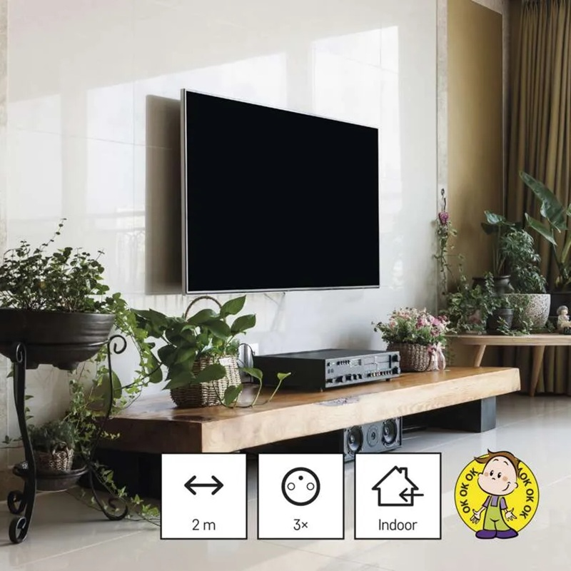 Prodlužovací přívod 3 zásuvky 2m EMOS PC0312