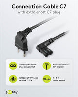 Kabel napájecí GOOBAY 73017 1m