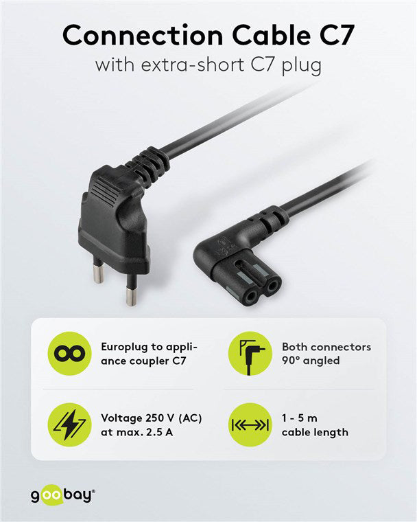 Kabel napájecí GOOBAY 73021 5m