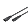 Kabel prodlužovací C7/C8 GOOBAY 97201 2m Black