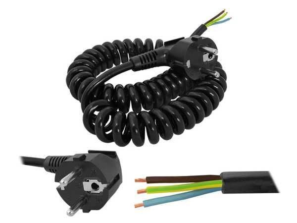 Flexo šňůra kroucená 3x1,5mm2 3m HADEX N255E