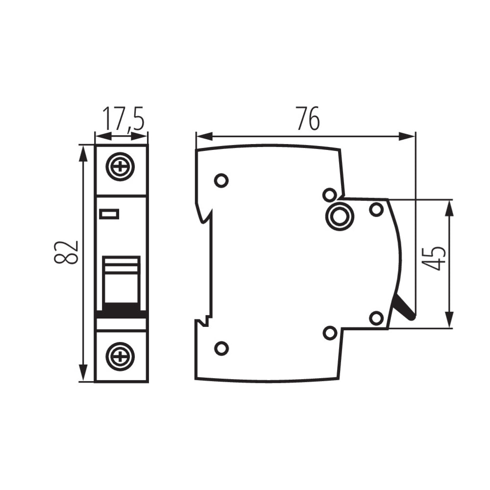 Jistič 6A KANLUX KMB6-B6/1 23144