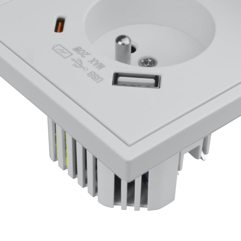 Zásuvka DPM MOXY MOX1036W bílá
