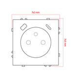 Zásuvka DPM MOXY MOX1036W bílá