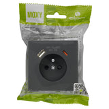 Zásuvka DPM MOXY MOX1036B černá