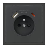 Zásuvka DPM MOXY MOX1036B černá