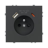 Zásuvka DPM MOXY MOX1036B černá