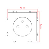 Zásuvka DPM MOXY MOX1011W bílá