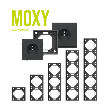Zásuvka DPM MOXY MOX1011B černá