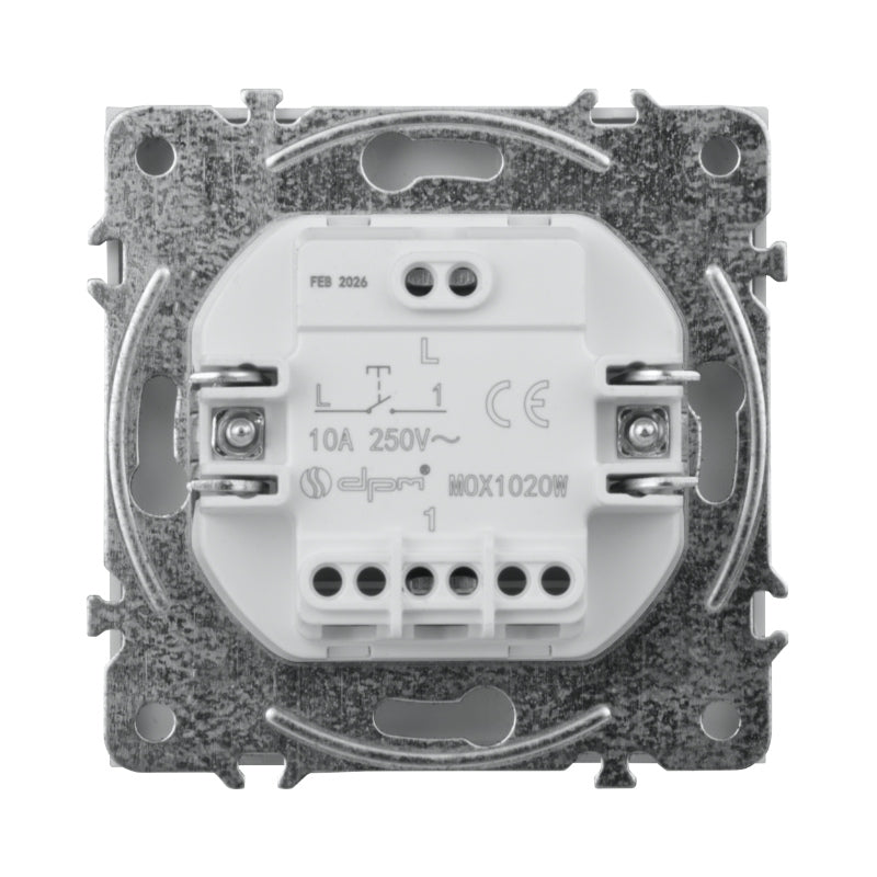 Spínač zvonkový DPM MOXY MOX1020W bílý