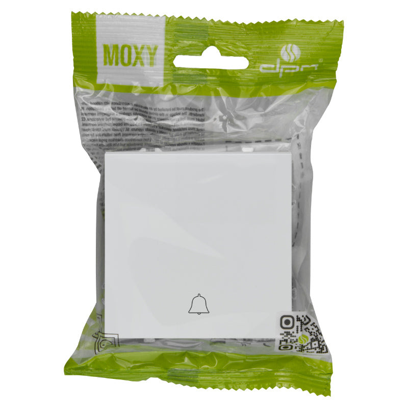 Spínač zvonkový DPM MOXY MOX1020W bílý